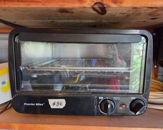 #86	Proctor Silex Toaster Oven	 $35.00 
