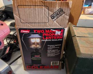#114	Coleman 2 Mantle Propane Lantern	 $20.00 
