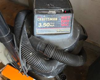 #141	Craftsman Wet/Dry Vac 16 Gallon 	 $30.00 
