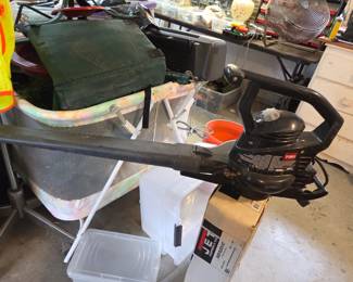 #121	Toro Electric Blower	 $25.00 
