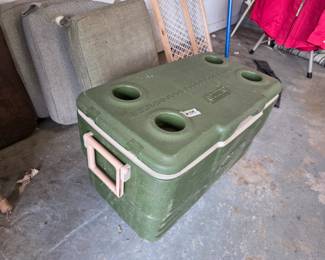#205	Coleman Chest Freezer w/4 cupholders on top - 27x15x15	 $45.00 
