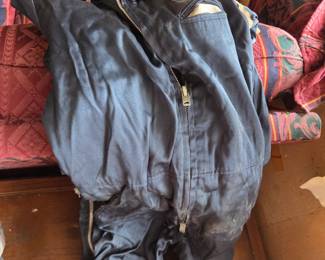 #134	Medium Blue United Airlines Flight Coverall/Suit (no hood) 	 $40.00 
