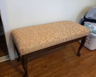 #47	End of Bed upholstered Bench - 37x16x19	 $60.00 

