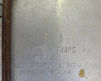 #122	True Catch Traps Model 30 9x11	 $20.00 

