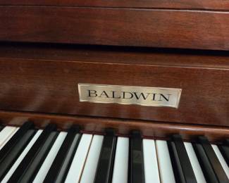 #3	Baldwin Studio Piano (You Move on First Floor)  w/stool (not pictured)	 $75.00 
