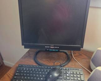 #64	Lenovo Desktop computer w/Keyboard, Mouse and Monitor	 $25.00 
