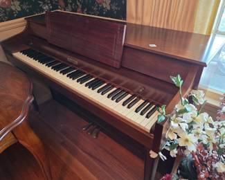 #3	Baldwin Studio Piano (You Move on First Floor)  w/stool (not pictured)	 $75.00 
