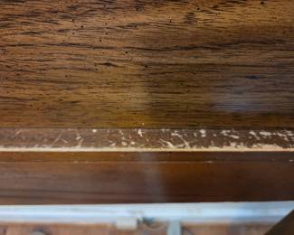 #61	Bassett King Size Headboard w/rails (as is finish)	 $100.00 
