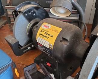 #144	Garage	Tool Quality 8" Bench Grinder w/light	 $35.00 
