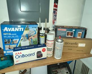 AVANTI PAINT SPRAYER, CRAFTSMAN LASER LEVEL