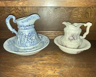 SMALL PITCHER & BOWL SETS