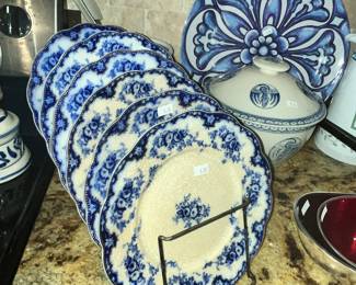 VINTAGE BLUE TRANSFERWARE