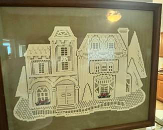FRAMED NEEDLEWORK