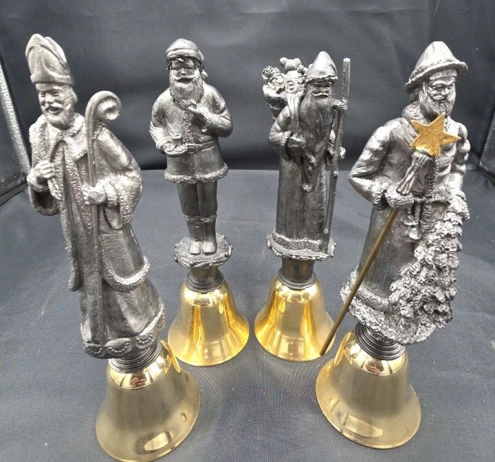 001 Michael Anthony Ricker Christmas Bell Medieval Santa, Nast Santa, Father Christmas, St. Nicholas