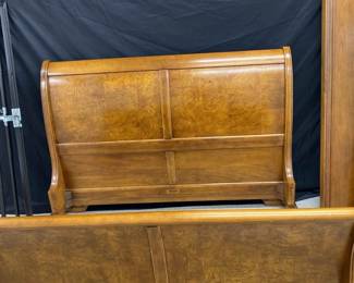 Thomasville Elysee Solid Wood Queen Size Sleigh BedBurlwood