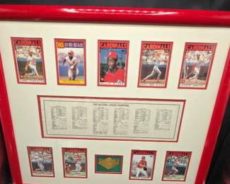 St Louis Cardinals 1985 National League Champions Collage Ozzie Smith Wiile McGee Vince Coleman