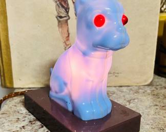 Antique Collectible Child Dog Night Light 