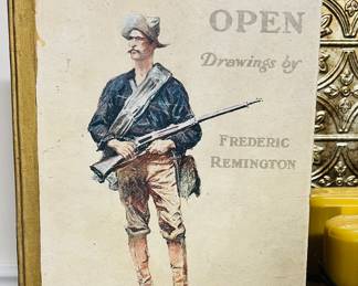 Antique1902 Done In The Open Drawings By Frederic Remington IllustratedHardcover

