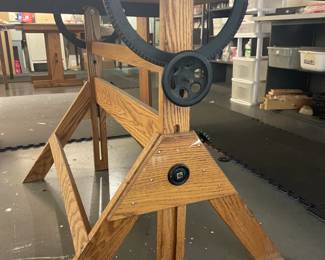 Art & Drafting Desk--Adjustable, Wood & Metal--Sturdy!
