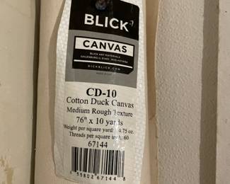 Rolls of Canvas