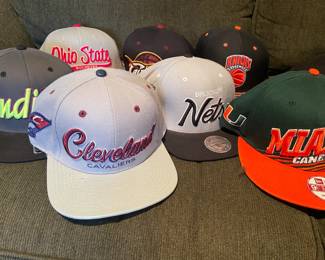 Large Selection of "Never Worn" Licensed Baseball or Sports Hats