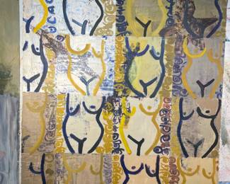 Original, Jack McWhorton, Large, Intriguing, Oil Painting on Canvas