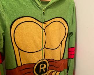 Halloween! Adult Size Costumes: Ninja Turtles, Nutty Professor, Jester Hat, Hippy Vest, Chef's Uniform w/Puffy Hat!