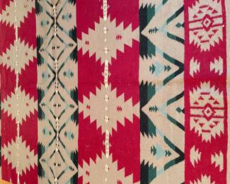 Large, Woolen?, Native American Blanket/Rug
