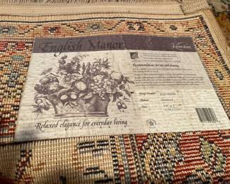 Luxurious, Awesome--Just Unrolled from Cleaners!! Famous Karastan Rug--approx. 5'x3'8"--will include pic of front tomorrow :(