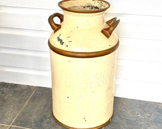 Vintage Farmer City Cheese Co. Milk Jug 