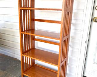 Slatted Folding Bookshelf 