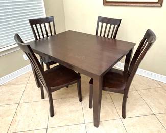 Dining Table Set with 4 Chairs - Made in Vietnam 