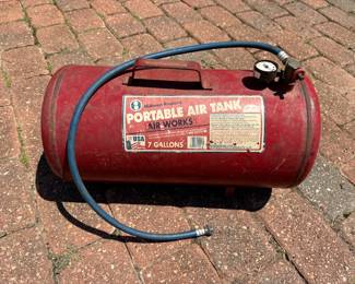 Midwest Products Portable Air Tank - 7 Gallons - Made in the USA 