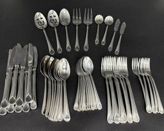 Henckles 56 Piece Stainless Flatware Set - Providence Pattern 