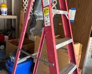 . . . Werner fiberglass ladder
