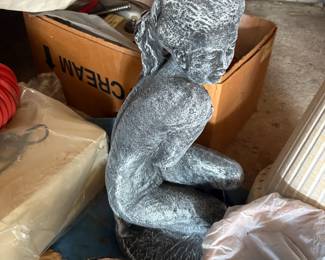 . . . nude statue