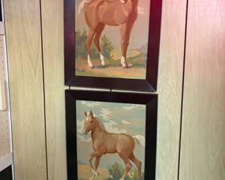 . .. paint-by-numbers horses