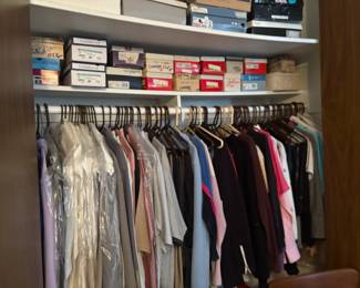 . . . more wardrobe and shoe collection