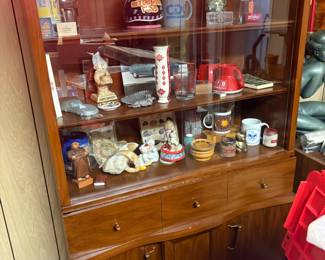 . . . china hutch filled with treasures