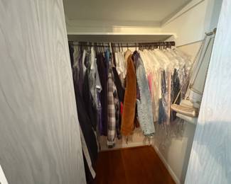 . . . men's clothes, too