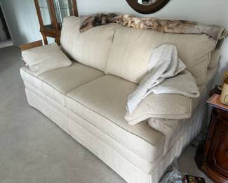 . . . neutral colored couch