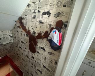 . . . moose coat rack