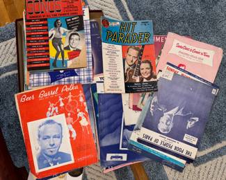 Vtg. Sheet music 