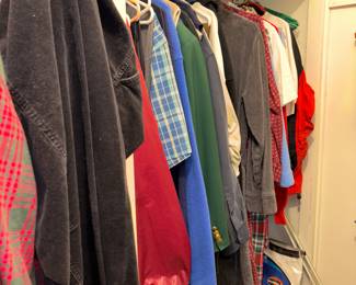Various men’s clothing