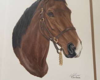 C. Don Ensor horse print