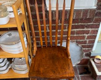 Antique wooden chair 