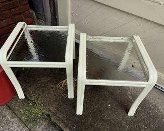 Patio side tables 