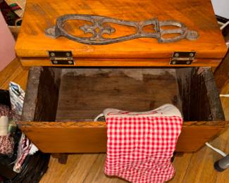 Antique shoe shine box