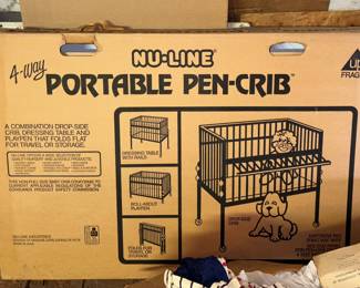 Portable pen crib