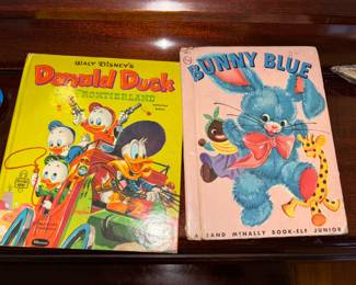 Donald Duck and Bunny  Blue books 